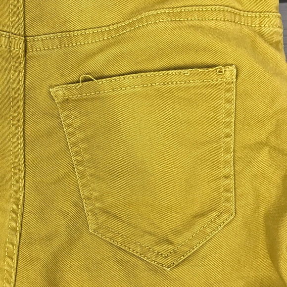 🖤H&M shorts high waisted yellow/green size4 - Picture 3 of 7